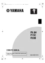 Предварительный просмотр 1 страницы Yamaha F-20B Owner'S Manual