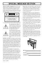 Preview for 2 page of Yamaha F01 Owner'S Manual