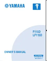 Preview for 1 page of Yamaha F115D Owner'S Manual