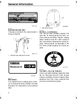 Preview for 8 page of Yamaha F150D Owner'S Manual