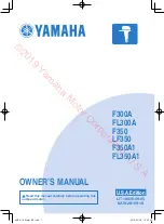 Yamaha F300A Owner'S Manual preview