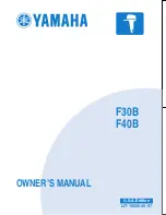 Yamaha F30B Owner'S Manual preview