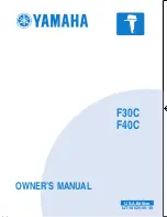 Yamaha F30C Owner'S Manual preview