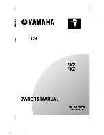 Preview for 1 page of Yamaha F30Z Owner'S Manual