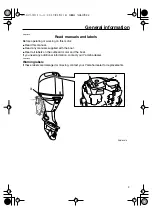 Preview for 9 page of Yamaha F40D Owner'S Manual