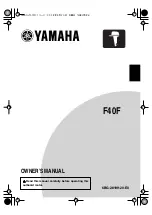 Yamaha F40F Owner'S Manual preview