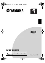 Preview for 1 page of Yamaha F40F Owner'S Manual