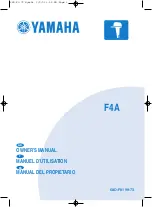 Yamaha F4A Owner'S Manual preview