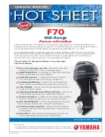 Yamaha F70 Hot Sheet preview