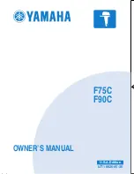 Preview for 1 page of Yamaha F75C Ower'S Manual