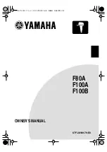 Предварительный просмотр 1 страницы Yamaha F80A Owner'S Manual