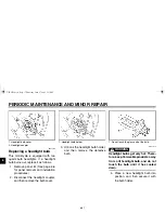 Предварительный просмотр 84 страницы Yamaha Fazer 1000-EXUP Owner'S Manual