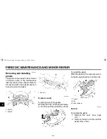 Предварительный просмотр 44 страницы Yamaha Fazer FZ6-S Owner'S Manual