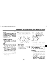 Предварительный просмотр 49 страницы Yamaha Fazer FZ6-S Owner'S Manual