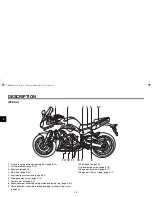 Preview for 14 page of Yamaha Fazer FZ8-S Owner'S Manual