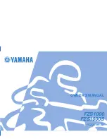 Yamaha FAZER FZS1000 Owner'S Manual preview