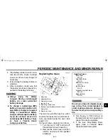 Предварительный просмотр 75 страницы Yamaha FAZER FZS1000S Owner'S Manual