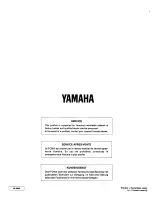 Preview for 7 page of Yamaha FC900 Operating Manual