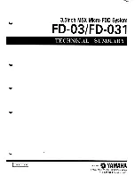 Yamaha FD-03 Technical Manual preview