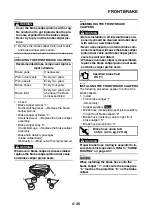 Preview for 222 page of Yamaha FJR 1300 AE 2014 Service Manual