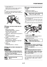 Preview for 224 page of Yamaha FJR 1300 AE 2014 Service Manual