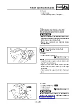 Предварительный просмотр 230 страницы Yamaha FJR1300N 2001 Service Manual