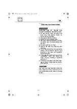 Предварительный просмотр 16 страницы Yamaha FL200A Owner'S Manual