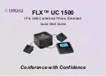 Preview for 1 page of Yamaha FLX UC 1500 Quick Start Manual