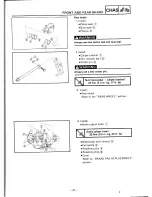 Предварительный просмотр 28 страницы Yamaha FRZ600RAC Supplementary Service Manual