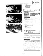 Предварительный просмотр 29 страницы Yamaha FRZ600RAC Supplementary Service Manual