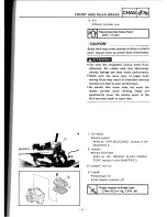 Предварительный просмотр 32 страницы Yamaha FRZ600RAC Supplementary Service Manual