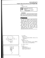 Предварительный просмотр 34 страницы Yamaha FRZ600RAC Supplementary Service Manual