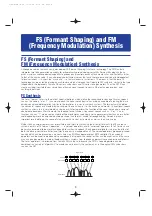 Preview for 8 page of Yamaha FS1R Owner'S Manual