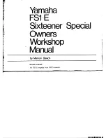 Предварительный просмотр 2 страницы Yamaha FSI-E Owners Workshop Manual