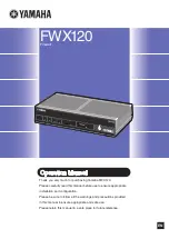 Preview for 1 page of Yamaha FWX120 Operation Manual