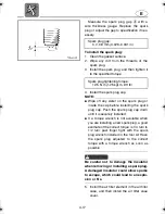 Preview for 124 page of Yamaha FX High Output WaveRunner 2006 Owner'S/Operator'S Manual