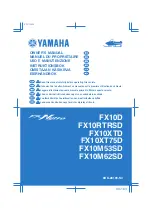 Yamaha FX Nytro FX10D Owner'S Manual preview