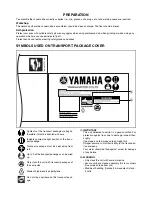 Предварительный просмотр 4 страницы Yamaha FX Nytro FX10X Assembly Manual