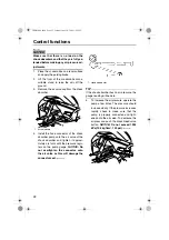 Preview for 28 page of Yamaha FX10RTRSY Owner'S Manual