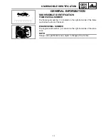 Предварительный просмотр 10 страницы Yamaha FX10X 2008 Service Manual