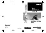 Preview for 1 page of Yamaha FX140 WaveRunner 2002 Owner'S/Operator'S Manual