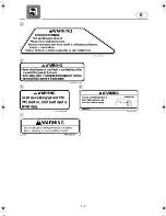 Preview for 12 page of Yamaha FX140 WaveRunner 2003 Owner'S/Operator'S Manual