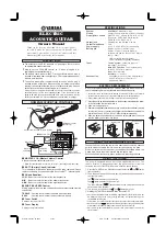 Preview for 1 page of Yamaha FX310A Owner'S Manual