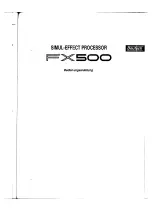 Предварительный просмотр 52 страницы Yamaha FX500 Operation Manual