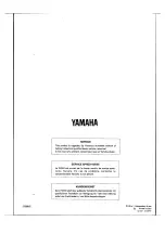 Предварительный просмотр 97 страницы Yamaha FX500 Operation Manual