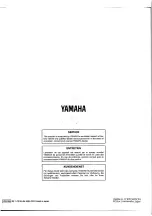 Предварительный просмотр 150 страницы Yamaha FX550 Operating Manual