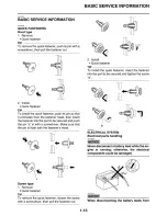 Предварительный просмотр 22 страницы Yamaha FZ-09 Service Manual