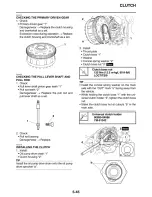 Предварительный просмотр 262 страницы Yamaha FZ-09 Service Manual