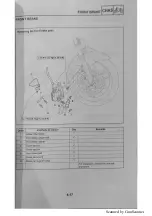 Предварительный просмотр 111 страницы Yamaha FZ25 2017 Service Manual