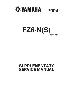 Yamaha FZ6-N 2004 Service Manual preview